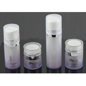 Buy cheap 50ml Head Cap Empty Makeup Bottles / ABS Empty Lotion Jars from wholesalers