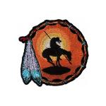 Buy cheap Custom Clothing Accessories  Iron On Badge Patches Heat cut Embroidered Fabric Decorative from wholesalers