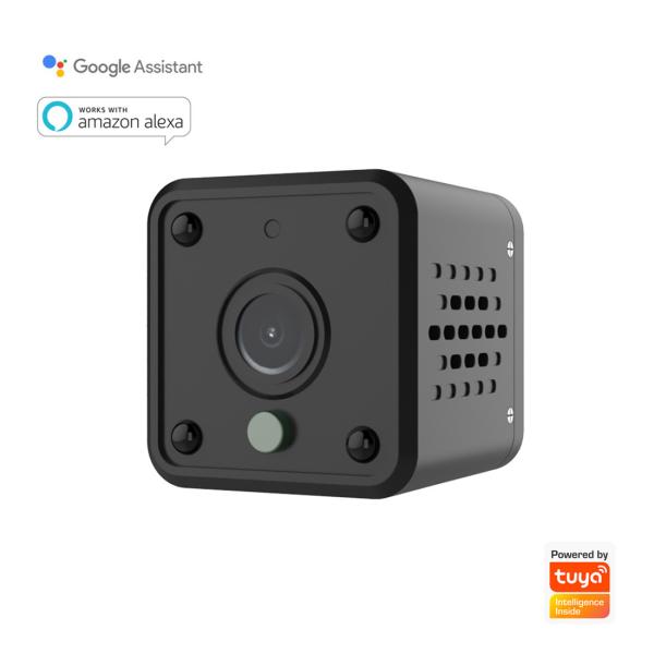 Quality Tuya Smart Life Small Mini Wifi Camera IP Wireless Battery 1080P HD Video CCTV Nanny Body Cam Night Home Security Google for sale