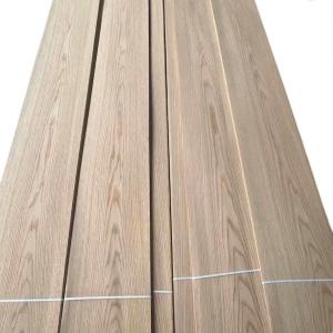China Hardwood Paper Backed Wood Veneer Sheets 1250*2500mm Natural Red Oak Panel on sale