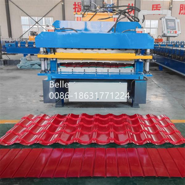 Buy cheap Embossed Metal Tile Forming Machine 8 - 12m/min Speed from wholesalers