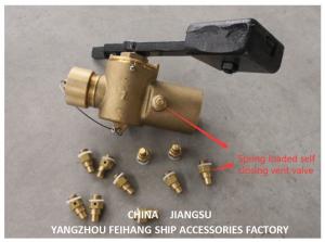 Buy cheap Vent Self Closing Valves for Sounding Pipe DN6, Spring loaded self closing vent valve Valve Body Material Bronze/brass product
