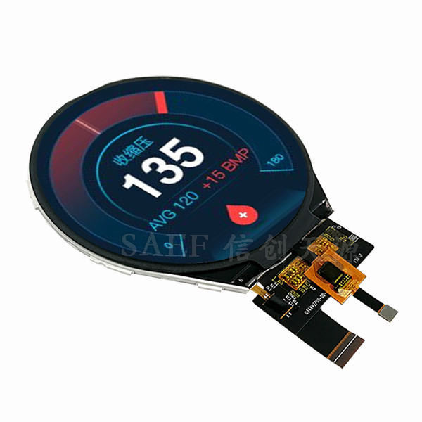 Quality TFT LCD display module 3.4" round shape 800x800 IPS full viewing angle MIPI interface with CTP TFT LCD display module for sale