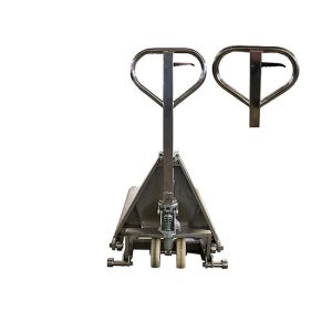 Buy cheap Stainless Scissor Pallet Truck Manual 2200lbs Lifting Height 800mm from wholesalers