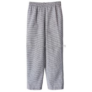 Buy cheap Back And White Trousers Modern Fit Unisex Twill Checks Chef Works Pants from wholesalers