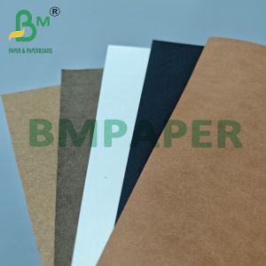 0.55mm 0.8mm Colorful Textured Wahsable Kraft Fabric For Handbag