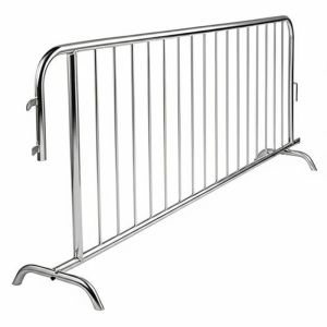 Buy cheap High Security Hot-dipped Galvanized Metal Crowd Control Barrier with 5000N Vertical Load and 1.1*2.2m Panel Size from wholesalers