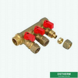 Buy cheap Two Ways To Six Ways Brass Water Separators Manifolds For Pex Pipe With Ball valves For Hot Water Supplying from wholesalers