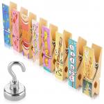 Buy cheap Spring Clip Magnetic Refrigerator Magnet Clips for Scratch Safe Clip at Work or Home from wholesalers