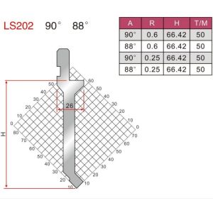 Buy cheap LS202 Customized 42CrMo Press Brake Tooling Punch Bending Tools from wholesalers