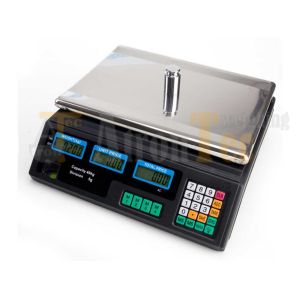 LCD Display Price Computing Digital Retail Weighing Scale 40kg Capacity