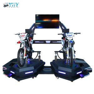 Buy cheap Powerful 9D VR Simulator Virtual Reality Mountain Motorcycle For 2 Players from wholesalers