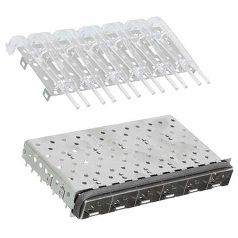 Quality 2143307-1 2143307-3 CONN QSFP CAGE 1X6 W/HSINK R/A for sale