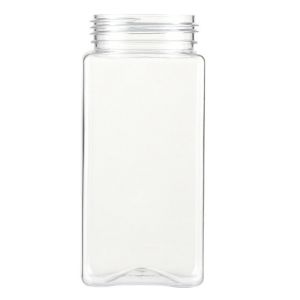 Buy cheap Custom Square Pet Plastic Drinking Bottles With Aluminum Cap from wholesalers