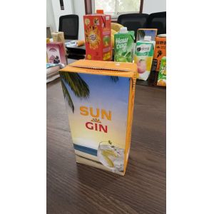 Customized 1000ml Prisma Square Or Basis Aseptic Carton Filling Machine with