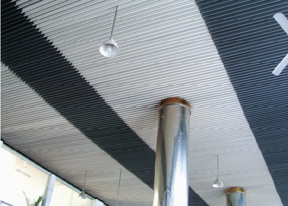 Quality Perforated Beveled Aluminium Strip Ceiling for sale
