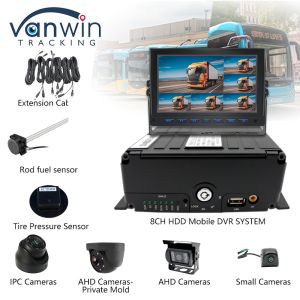 Buy cheap Full Hd 1080P 8CH Mobile DVR H.265 CMSV6 Bus Driver 4G Wifi MDVR Car Camera Bus Truck from wholesalers