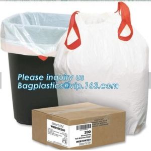 Buy cheap Garbage bags 10 Liter Drawstring Bathroom Trash Bags Mini Wastebasket Can Liners for Home Office Bins, bagease, pack from wholesalers