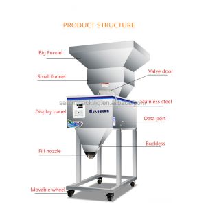 Buy cheap Factory Price Muti-Purpose Powder Grains Weighing and Filling Machine Bean Tea Bag Filling Machine With Big Hopper from wholesalers