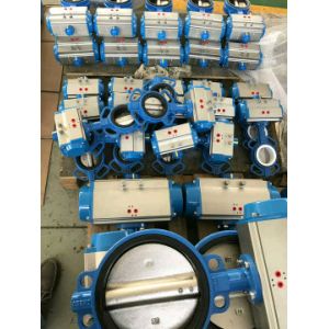 Buy cheap Rack And Pinion Type Actuator Double Effect Single Effect With Hard Anodizing Surface from wholesalers