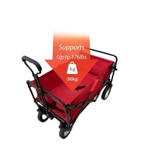 Buy cheap Outdoor Collapsible Folding Four-wheel Wagon Cart for Heavy Duty Utility and Garden from wholesalers