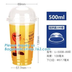 100 biodegradable and compostable PLA cup lid for coffee cup,Custom Logo Printed