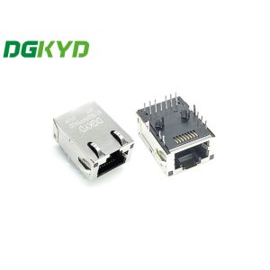 Buy cheap Single Port 100M Integrated Transformer Ethernet Filter With 12Pin RJ45 Network Interface from wholesalers