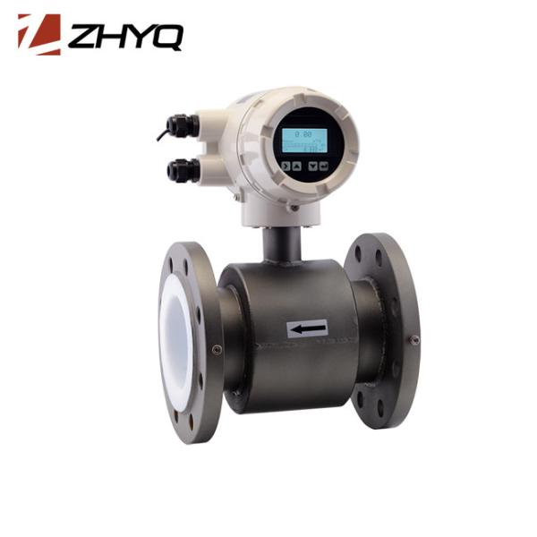 Petroleum Chemical Electromagnetic Flow Meter , Engineering Steel Electromagneti