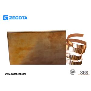 Buy cheap Good Weldability Nickel Clad Copper Sheet , Nickel Clad Copper Strip product