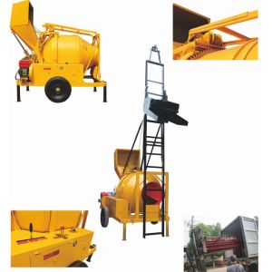 Buy cheap Self-loading Concrete Mixer with Lifting Ladder JZC350 DHL product