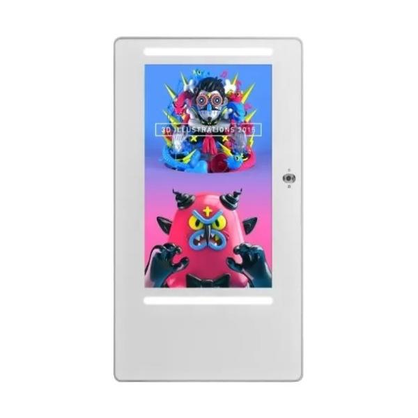 Buy cheap Customzied Wall Mount Touch Screen Monitor 32" With LED Stripes Full HD Camera from wholesalers