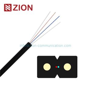 Buy cheap Flat Type FTTH Self-Support Single Mode 1 2 4 Core Drop Cable 2.0x3.0 LSZH from wholesalers