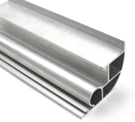 Quality Silvery Anodized  6061 Aluminum Profile Aluminum Extrusion Profile With Drilling / Cutting for sale