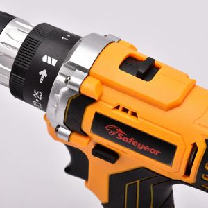 21 Volts 3/8" Brushless Electric Screw Drill Machine Impact Battery Powered