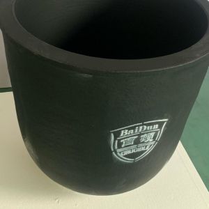 Buy cheap Thermal Shock Resistance Silicon Carbide Crucible 150kg Capacity Cylindrical Crucible from wholesalers