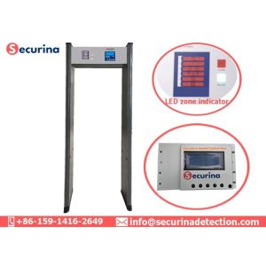 Buy cheap Airport Metal Detector Body Scanner Weapon Detection Walk Through 6 Detecting Zones from wholesalers