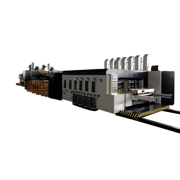Quality Computer Controlled Corrugated Flexo Printing Machine , Flexo Printing And Die Cutting Machine for sale