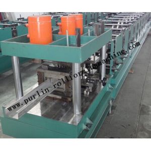 Quick Interchangeable C Purlin Cold Roll Forming Machine , Z Purlin Machines