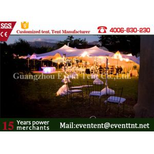 Buy cheap Custom Printed Freeform Stretch Tent Clear Roof Aluminum Door For Trade Show from wholesalers