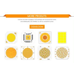 High Power Bi Color COB LED Chip 100W 200W 300W 400W 2700K 6500K Ra95 40X55MM
