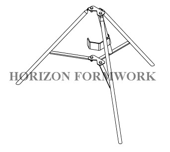 Buy cheap Construction Slab Formwork Systems Easy Removable Scaffolding Tripod from wholesalers