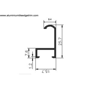 Buy cheap Matt Anodized Rose Gold Aluminium Photo Frame Profile For Indoor and Outdoor from wholesalers