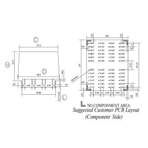 Buy cheap HST-96205DR 100KHz 1000BASE-T Quad Magnetics Modules from wholesalers