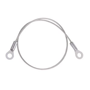 Buy cheap Stainless Steel Wire Eyelets Ended Short Rope Cable Tether Chain Lock Fall Prevention Safety Lanyard Cable from wholesalers