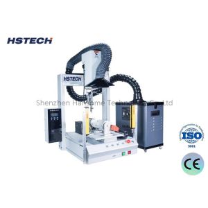 Low Noise Automatic Soldering Robot with High Revolution Smog Cleaner