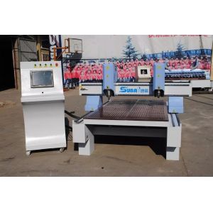 Wooden Furniture Wood Carving CNC Router Doors Windows Double Head 1325F2-MX