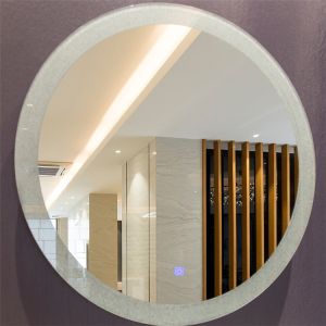 Buy cheap Smart Touch Screen LED Mirror Bathroom Luxury IP44 Suitable Defogger and Time Display from wholesalers