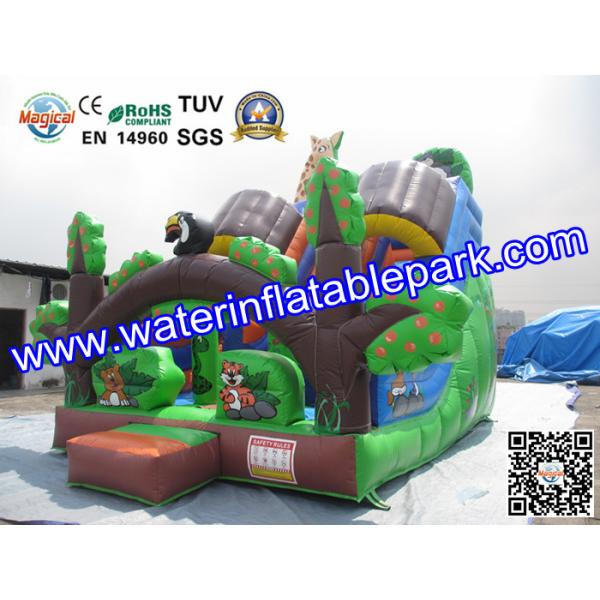 Buy cheap Custom Animal Inflatable Slide / Inflatable Dry Slide with Fire Resistant from wholesalers