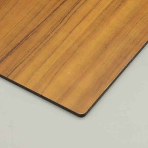 Buy cheap 3mm Scratch-resistant Dark Red Aluminum Wood Finish Wood Grain Acm Panels  Pvdf Coating Composite Panels from wholesalers