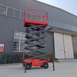 Buy cheap Mobile Electric Scissor Lifting Elevator 0.5t 8m Work Platform For Construction from wholesalers